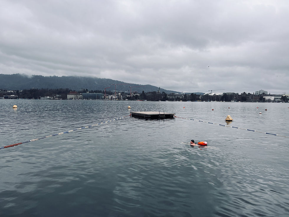 Schwimmen in der Badi Utoquai, organisiert von SCTA