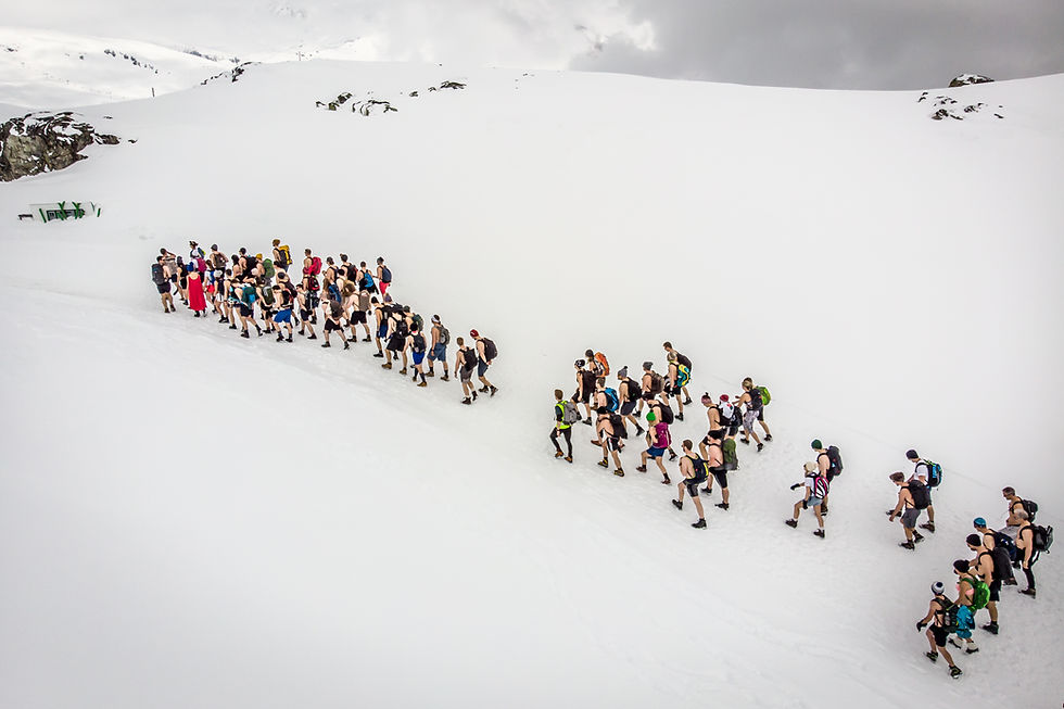 Cold Hike, organisiert von SCTA